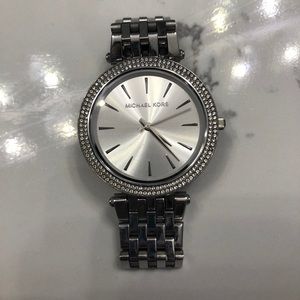 Michael Kors Women’s Silver Watch w Rhinestones